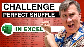 Excel Perfect Shuffle Challenge: Episode 1695