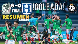 México SUB20 vs Honduras SUB20 🟢 RESUMEN !GOLEADA! 😱🔥 Amistoso Final 🇲🇽6-0🇭🇳 21.3.2024