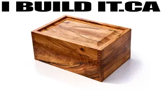 Making This Solid Wood Box - Woodworking - Box Joints