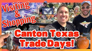 Shopping at Canton Flea Market Trade Days! Largest Flea Market in Texas! November 2023 🍁🛒