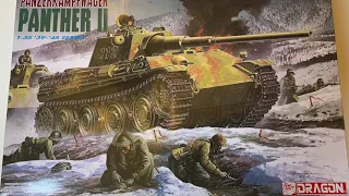 1:35 GERMAN PANTHER II  PANZERKAMPFWAGEN DRAGON - UNBOXING