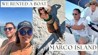 We RENTED A BOAT - Marco Island, Florida - Day Off - #h2bvisa #marcoisland #florida