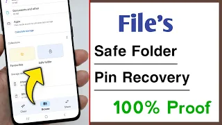 How To Reset Google Files Safe Folder Pin Password 2023