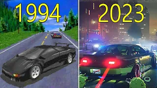 Evolution of Need for Speed Games 1994-2023