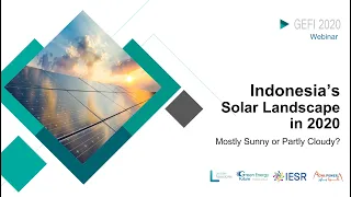 【Leader Associates Webinar】Indonesia’s Solar Landscape in 2020: Mostly Sunny or Partly Cloudy?