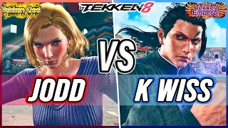 T8 🔥 Jodd (Nina) vs K-Wiss (Hwoarang) 🔥 Tekken 8