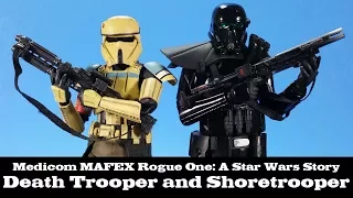 MAFEX Death Trooper and Scarif Shoretrooper Rogue One A Star Wars Story Medicom