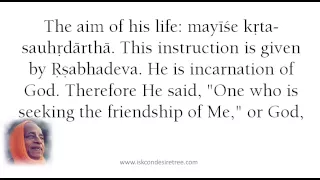 Get Out of Material Disease by Srila Prabhupada (SB 05.05.02) at Durban, October 22, 1975