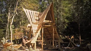 Closing the cabin | Part 2 - Building a tiny offgrid cabin alone in the wilderness (with subs)