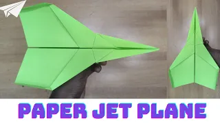 How to make a paper jet plane