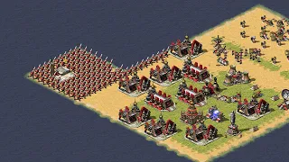 Red Alert 2 | Extra hard AI | 7 vs 1 | naval | Battle sea | Libya vs 7 random