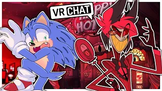 Movie Sonic Meets The Radio Demon In VRCHAT!!