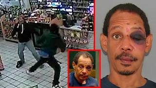 He Tried To Rob A Gas Station And Got BEAT UP By The Cashier!