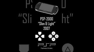 Every PSP in 60 seconds! #playstation #psp #sony