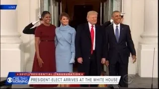 The Trumps Arrive At The White House