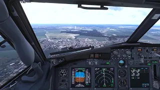 Short Final in Prague -- HV5235 -- 737-8K2 -- MSFS