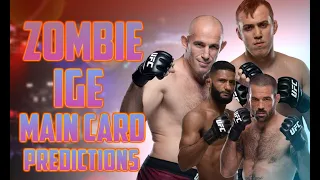 КОРЕЙСКИЙ ЗОМБИ ДЭН ИГЕ МЕЙН КАРД | АНАЛИТИКА И ПРОГНОЗ НА UFC: THE KOREAN ZOMBIE VS IGE | MMABETS