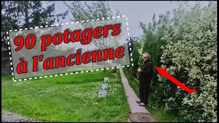 Visite chez Eric avec ses 90 potagers jardins ouvriers dans le Nord !