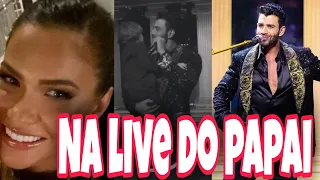 Andressa Suita na live e Gabriel invade o palco do papai Gusttavo Lima ❤️