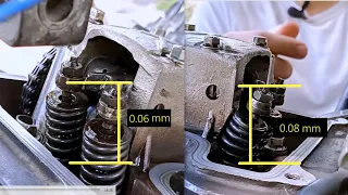 Apache 200 tappet clearance ‖ Apache 1604v 2004v tappet settings