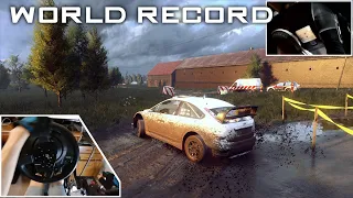 [World Record #23] Ford Focus 2007 WRC | T300RS TH8A Pedal Cam | DiRT Rally 2.0