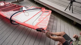 How to Downhaul a Windsurf Sail   The Easy Way