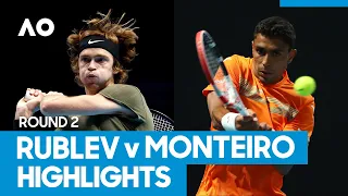 Andrey Rublev vs Thiago Monteiro Match Highlights (2R) | Australian Open 2021