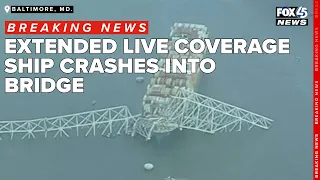 FULL COVERAGE PT. 2: Baltimore bridge collapses after ship collision, several cars fall into river