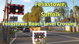 Felixstowe Beach Level Crossing, Suffolk