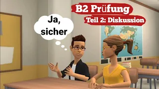 B2 mündliche Prüfung Deutsch | Teil 2: Diskussion | Deutsch lernen