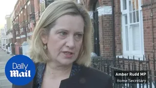 Amber Rudd says she is looking forward to hearing from the PM