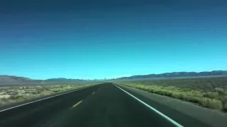 Timelapse Drive - US Route 50 Nevada "Loneliest Highway"