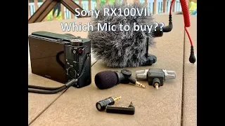 Sony RX 100 VII which microphone to buy?