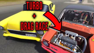 DRAG RACE WITH THE GT TURBOCHARGER - My Summer Car #252 | Radex