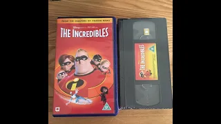 Original VHS Opening and Closing to The Incredibles UK VHS Tape