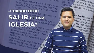 ¿Cuándo debo SALIR de una IGLESIA? ⛪️ - Giancarlo Montemayor