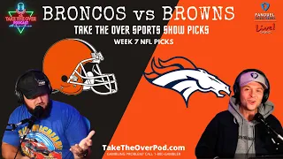 Denver Broncos vs Cleveland Browns Picks Against The Spread | Week 7 NFL Picks