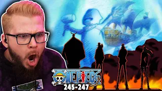 ONE PIECE Ep 245-247 REACTION | Klabautermann? 😲