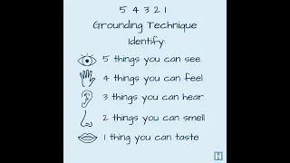 Grounding Technique - 5,4,3,2,1