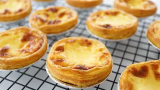 No flour, just a few simple ingredients! The Easiest and No-fail Dessert! My Kids' favorite Egg Tart