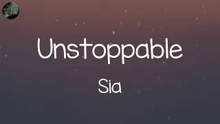 Sia - Unstoppable (Mix Lyric) | One Direction, Miley Cyrus