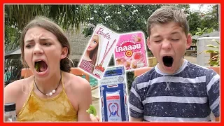 TEENS TRY CANDY FROM THAILAND | We Are The Davises