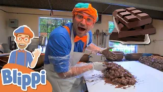 Blippi Visits a Chocolate Factory! | Educational Videos for Toddlers
