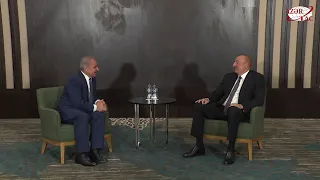 Президент Ильхам Алиев принял в Конье премьер-министра Палестины