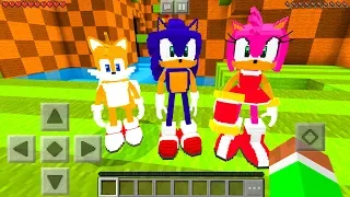 Minecraft PE : SONIC MOD in Minecraft Pocket Edition