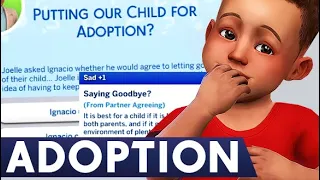 Giving Up MY BABY FOR ADOPTION? 👶👩‍💼 The MOST Realistic ADOPTION MOD! (find biological parents)