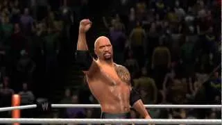 WWE '13 - CM Punk vs The Rock for WWE Championship at Royal Rumble