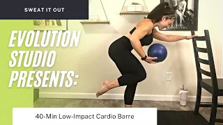 40 MIN LOW IMPACT CARDIO Barre (multi-level, sweaty)