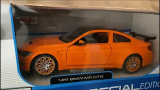 Maisto BMW M4 GTS Unboxing and Quick Review (Scale 1/24)