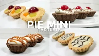 RESEP ANEKA PIE MINI (PIE BUAH / COFFEE LATTE / BLACKFOREST / BANOFFEE) // TARTLETS RECIPE